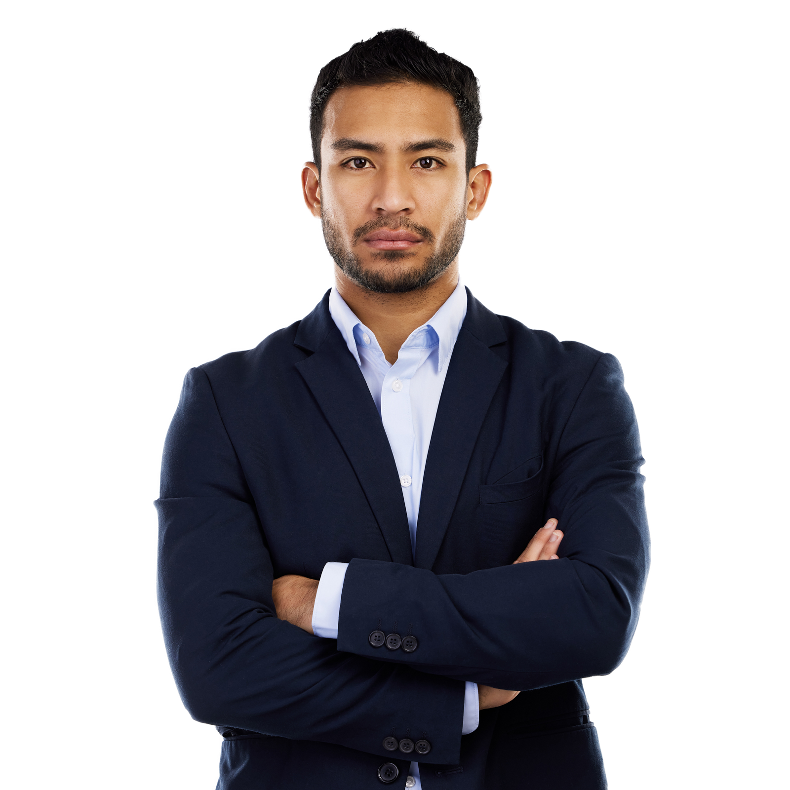 i-business-with-no-nonsense-attitude-studio-portrait-confident-young-businessman-standing-with-his-arms-crossed-against-white-background